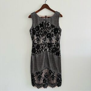 JAX Lace Sheath Sleeveless Dress Sz 8